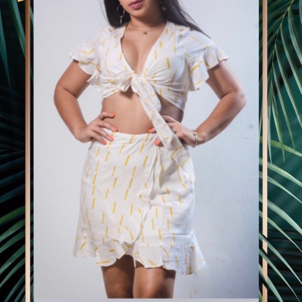Cream pie two piece SET✨